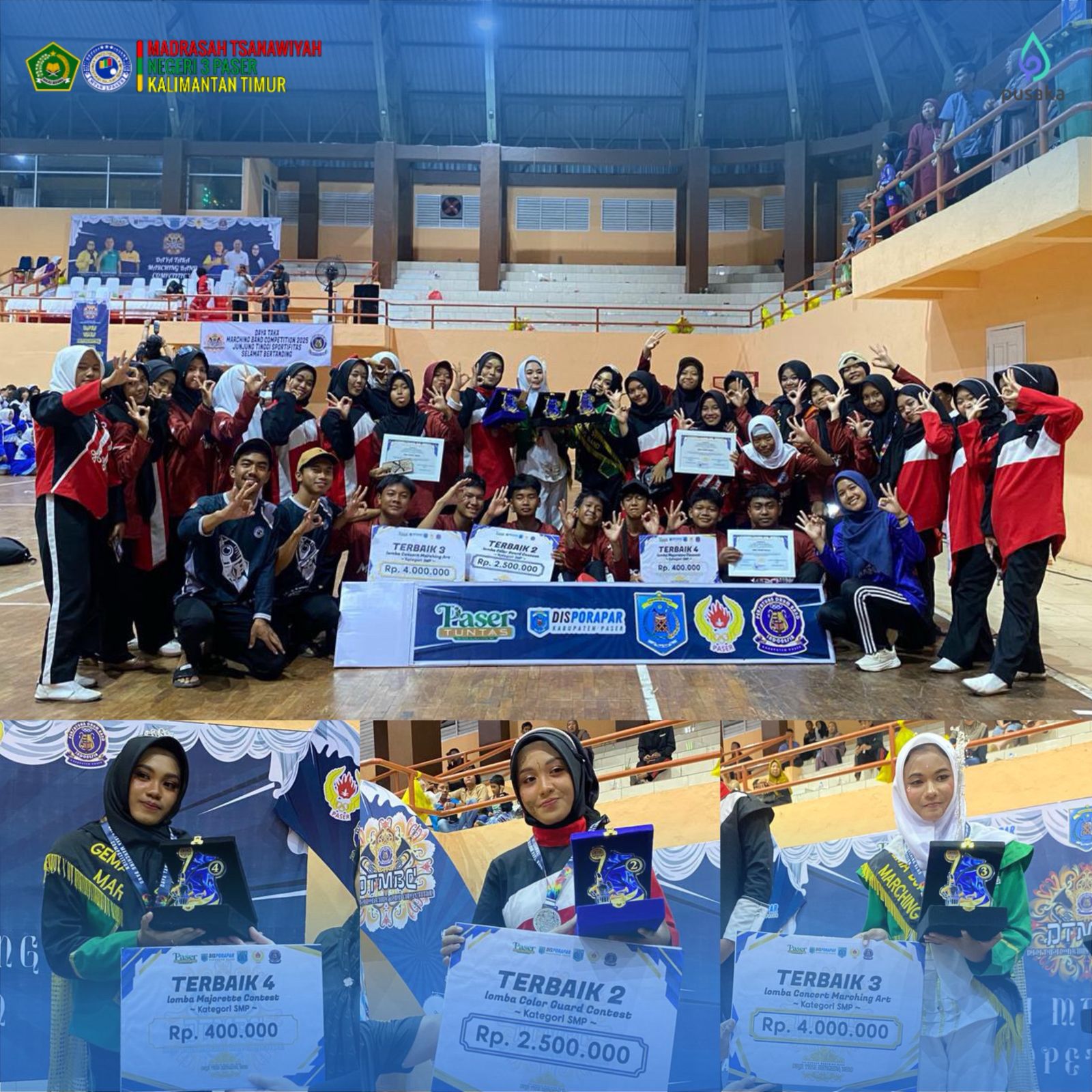 GEMA BUANA SWARA MTSN 3 PASER BORONG PENGHARGAAN DTMBC 2025