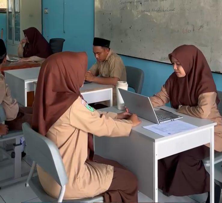 Pelaksanaan Ujian Tahfidz Qur’an Kelas IX MTs Negeri 3 Paser Berlangsung Lancar